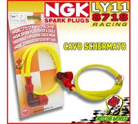 KIT CAVO CANDELA AL SILICONE + PIPETTA ORIGINALE NGK MOTO SCOOTER