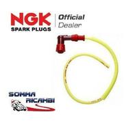 KIT CAVO CANDELA AL SILICONE + PIPETTA ORIGINALE NGK MOTO SCOOTER N09056 LY11