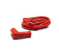 5519221 CAVO CANDELA MALOSSI SILICONE RACING ROSSO 50cm+PIPETTA 5KΩ MOTO-SC
