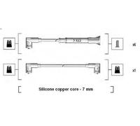Kit cavo candela MAGNETI MARELLI 941075040546 BMW 5 (E28) 2 1981-1987