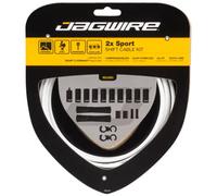 Kit cavo deragliatore Jagwire 2X Sport Blanc