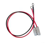 Kit cavo di prolunga da 50 A per SB50 - Connettore di ricarica della batteria impermeabile da 10 AWG con placcato argento per terminale ad anello per veicoli elettrici, pannelli solari e