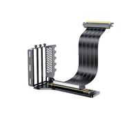 Kit Cavo di Prolunga GPU Riser PCIe 3.0 X16 per Scheda Grafica, Cavo di Estensione da 20 cm con Staffa di Montaggio Verticale per Case di Computer