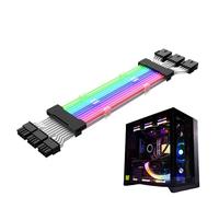 Kit cavo di prolunga in PVC ATX compatibile con connettori ATX cavo - prolunga alta con modalità colore, componenti interni PC per connettore scheda madre