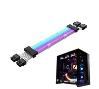Kit cavo di prolunga in PVC ATX compatibile con connettori ATX cavo - prolunga alta con modalità colore, componenti interni PC per connettore scheda madre