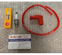 Kit Cavo e Attacco Pipa Candela silicone Schermato MBK Booster / BWS - Malossi
