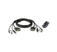 Kit cavo KVM sicurezza USB DVI-D Dual Link 1,8m ATEN 2L-7D02UDX2