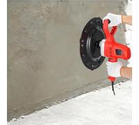 Kit cazzuola elettrica per calcestruzzo, cazzuola da 1280 W per cemento e malta, lucidatrice manuale per pareti, 6 velocità regolabili, strumento di finitura per muratori e intonacatori