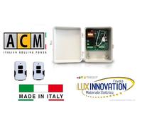 KIT CENTRALINA ACM 2 TELECOMANDI SERRANDE SARACINESCHE TENDE SERRANDA