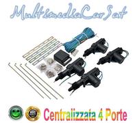 Kit Centralina Chiusura Centralizzata 4 Attuatori Porte Auto Universale