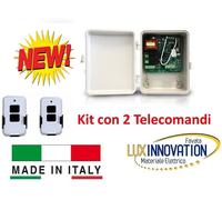 Kit centralina comando universale per automazione serrande 2 due telecomandi ACM