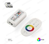 KIT CENTRALINA + CONTROLLER FULL TOUCH RGB 2.4GHz WIFI PER STRISCIA LED 12V 24V