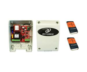 Kit centralina saracinesca serranda cler + ricevente + 2 telecomandi + pulsanti