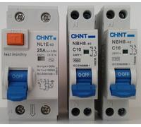 KIT CENTRALINO DIFFERENZIALE SALVAVITA 25A+2 MAGNETOTERMICI 10A-16A 1M CHINT ...
