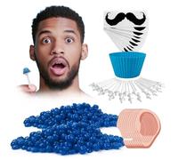 Kit cera naso 100 g sfere 30 applicatori uomo donna naso orecchie | Camomilla lenitiva: Riscaldatore ad acqua calda Rapido, Depilazione Dolce Senza Irritazione, Risultato Liscio 4 Settimane