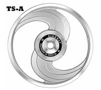 Kit cerchi in lega Royal Enfield a 2 razze tipo 2, 19''-18", disco - tamburo