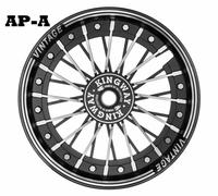 Kit cerchi in lega Royal Enfield Vintage-2, 19''-18", disco - tamburo