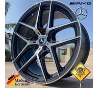 KIT CERCHI LEGA LAGUNASECA DARK 9X21 5X112 ET35 PER MERCEDES CLASSE M R S GLK GL