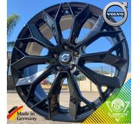 KIT CERCHI LEGA LEIPZIG BLACK 9,5x22 5x108 COMPATIBILI PER VOLVO XC60 XC90 V90