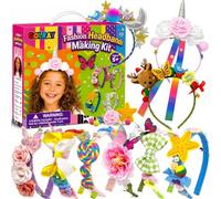 Kit Cerchietti Fai Da Te per Bambine 3-8 Anni | 9 Stili Creativi | Regali Bambina 4-8 Anni | Giochi Creativi | Accessori Capelli Unicorno Fiori Farfalla | Lavoretti Creativi