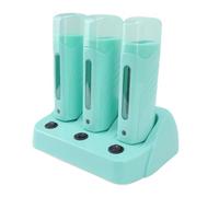 Kit Ceretta 3 in 1, Scaldacera per Interruttori Indipendenti, Scaldacera Dura Hot Melt per Depilazione, Facile da Trasportare, Sopracciglio, Bikini, Gambe, Viso, Cera Brasiliana