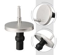 Kit Cerniera Casa Copri WC Ricambi Acciaio + Gomma 2 Pezzi Design Comodo