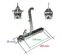 Kit cerniera cerniere forno ilve porta leggera forni da 60 cm.con portarrullini
