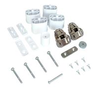 Kit Cerniera Porta Decorativa Integrata Per Lavatrice Hoover Candy 43013964