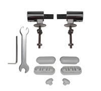 Kit Cerniere Soft Close + paracolpi in gomma H6 per copriwater termoindurente