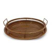 Kit Cestello Barbecue Rotondo in Acciaio Inox per Cucina da Esterno e Campeggio