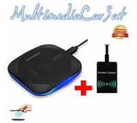 Kit Charge caricatore wireless per Huawei / Samsung nero Fantasy Qi Standard con