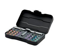 Kit Chiave A Cricchetto: Set Di Cacciavite Versatile, Organizer Di Utensili Manuali Durevoli | Chiave Multifunzionale Portatile, Set Di Riparazione Elettronica Per Costruzione