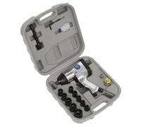 Sealey Aria Avvitatore Kit Con Prese 1.3cmSq Drive 107.5kgft 322Nm Sa2 / Ts