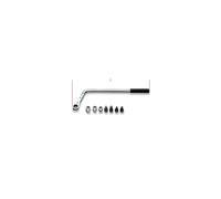 Kit chiave curva a cricchetto reversibile con inserti art. 1477K/7