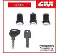 KIT CHIAVI / 3 SERRATURE SECURITY LOCK SLR103 [GIVI] TREKKER OUTBACK EVO SMART