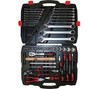 Kit chiavi bussola combinate cricchetto cassetta valigetta 58 utensili attrezzi