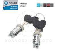 KIT CHIAVI CILINDRETTI SERRATURE ORIGINALE PIAGGIO LIBERTY POSTE 125 2012-2013