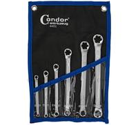 KIT CHIAVI POLIGONALI DOPPIE TORX-STAR CHIAVE SET 6pz E6-E24 CONDOR