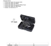 Kit Chiavi Speciali Per Tappi Olio In Plastica 3/8" - Beta 1494T/C5