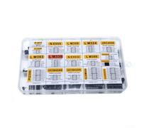 Kit chip da 150 pezzi con LM339 JRC4558 UC3843AN LM324 NE555 e PC817 per simulazione di circuiti e implementazione hardware