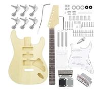 Kit Chitarra Elettrica Fai Da Te 6 Corde 22 Tasti Tastiera In Tiglio Corpo Chitarra Elettrica Guitarra Con Cavo Di Collegamento