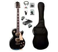 Kit CHITARRA ELETTRICA Les Paul Custom NERA- Legno Massello - TOP OFFERTA