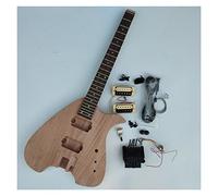 Kit Chitarra Elettrica Senza Testa Incompiuta Da 41 Pollici Con Corpo E Manico Chitarra Fai-da-te Non Verniciata Con Tutto L'hardware insieme professionale della chitarra elettrica