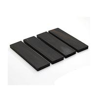 Kit Chitarra incompiuto AAA-B. Grado Materiale Ebano per Chitarra Bridge African Blackwood Accessori per Chitarra Materie Prime 20 * 4.5-5 * 1.2-1.3cm Corpo della Chitarra Fatta a Mano