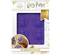 Kit Chocogrenouilles Harry Potter: coffret avec 1 moule, 8 boîtes-cadeaux, 8 cartes holographiques et 1 livret