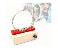 Kit ciclotrone elettromagnetico fai-da-te, modello di macchina a moto perpetuo con bobina a movimento circolare con sfera di ferro, set didattico for esperimenti di fisica STEM(Red)