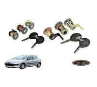 KIT CILINDRI PORTE +PORTELLONE Peugeot 206 DAL 1998 AL 2003 Kit Completo NUOVO