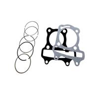 Kit cilindro 50 mm, perno 13 mm compatibile con motori GY6 100 cc, scooter, ATV, 4 tempi, guarnizione ad anello, pistone, parti di ricambio(Gasket and Ring)