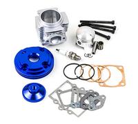 Kit Cilindro 50cc Testa CNC Scomposta per Minimoto Racing Completo BLU spinotto 12mm STI