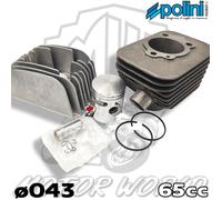 KIT CILINDRO CON TESTATA 140.0065 POLINI D.43 SP12 PIAGGIO SI BRAVO